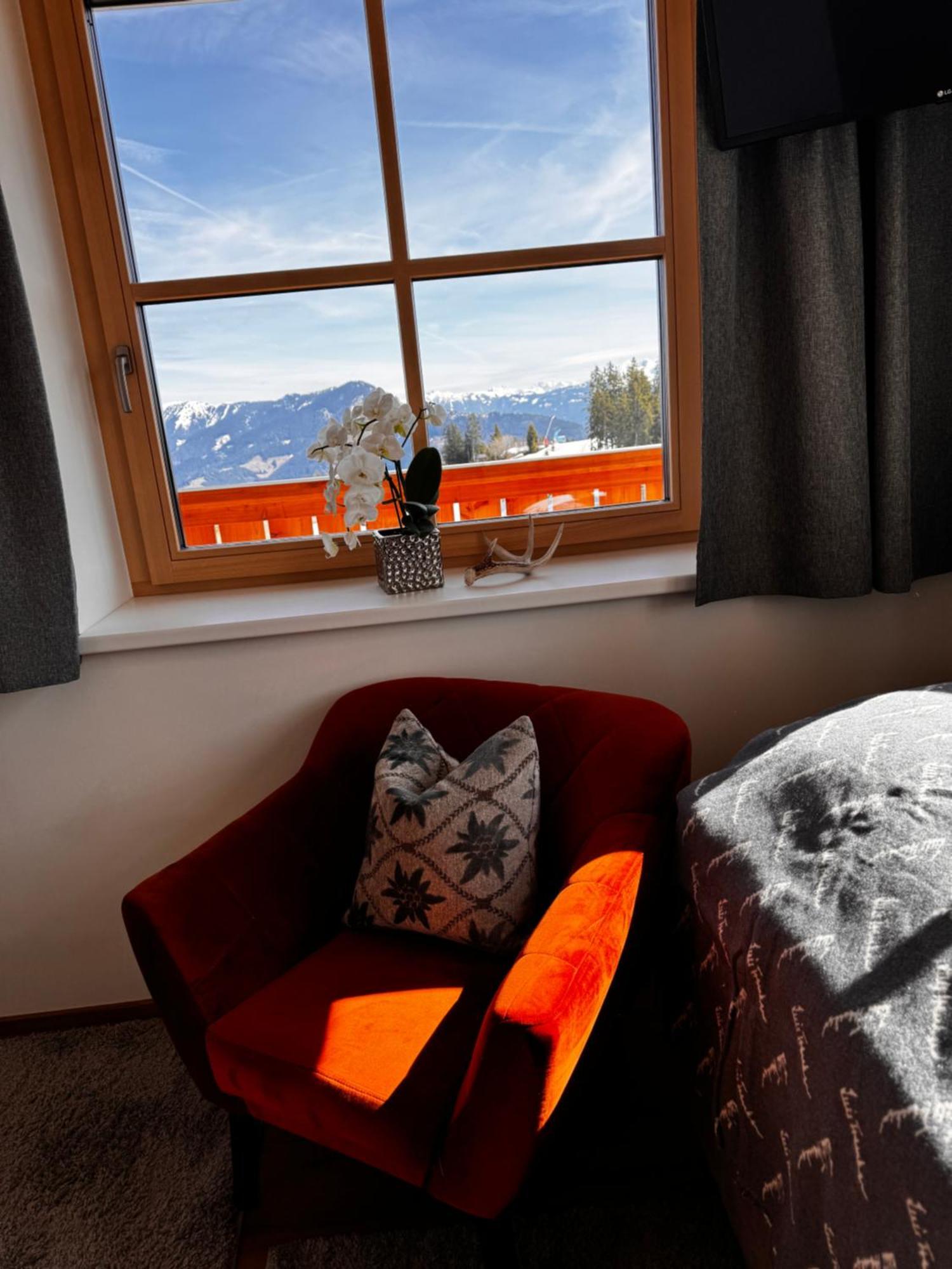 Einzelzimmer mit Bergblick